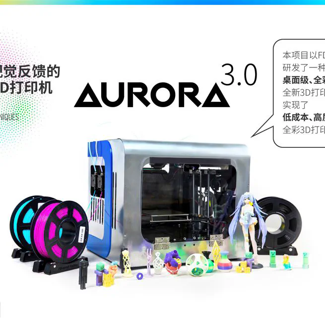 Full color FDM 3D Printer with Machine Learning Feedback